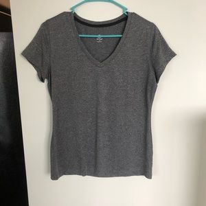 Grey athletic top